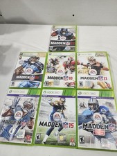 Xbox 360 Bundle Madden NFL 07, 08, 10, 11, 13, 15  25 Bundle Lot Of 7 Football