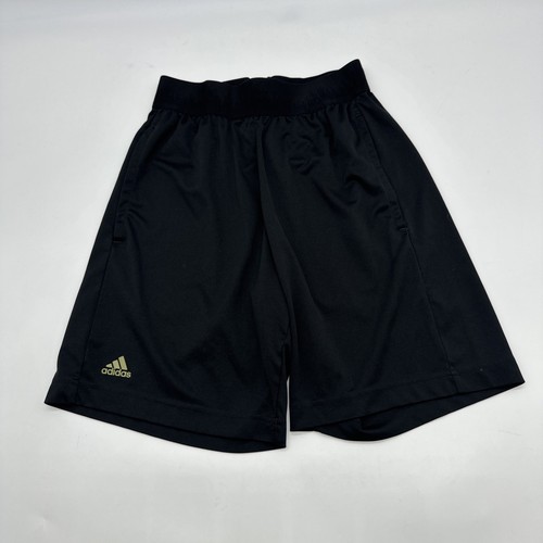 Adidas Messi Climalite Shorts Youth Boys S Black Pocket Logo ..#31213