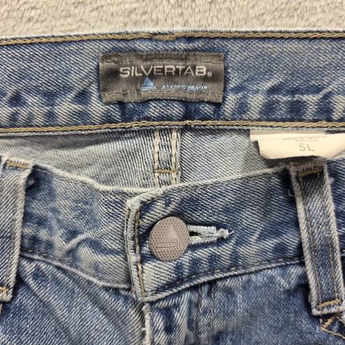 Vintage 90’s Levis Silver Tabs Loose Light Wash Baggy Jeans Size 5L 31x30 - Picture 5 of 13