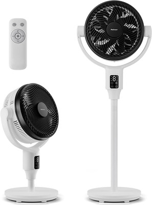 Pro Breeze Airflo plus Standventilator 111 Cm   75% Stärkerer Luftstrom | 5 Dopp