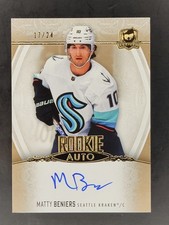 2022-23 The Cup Matty Beniers Rookie Auto  /24 Kraken