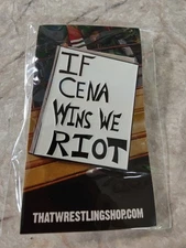 🔥 John Cena “If Cena Wins We Riot” Lapel Pin | ECW One Night Stand 2006 🔥
