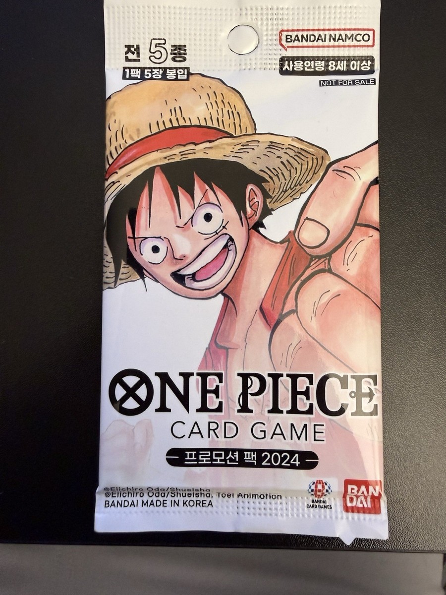 Promotion Pack 2024 - One Piece Promotion Cards (OP-PR) Korean | eBay