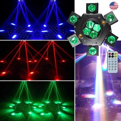 Moving Head DJ Lights 6 Arms Party Lights 150w RGBW 4in1 LED DJ Stage Lights DMX