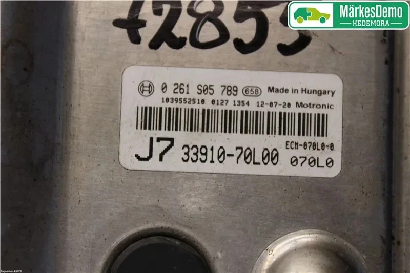 Centralina motore originale (ECU) SUZUKI SWIFT III (FZ, NZ) 2013 - Immagine 3 di 3