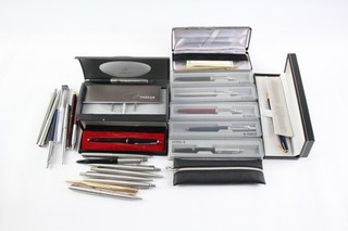 Bolígrafos Parker Biros Inc de colección en caja Jotter acero cepillado etc.