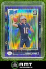 2024 Panini Donruss Optic #229 Drake Maye Purple Shock New England Patriots RC