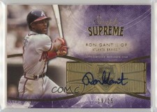 2014 Topps Supreme Simply Supreme Auto Purple 19/25 Ron Gant #SSU-RG Auto 0qo1