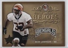 2002 Leaf Rookies & Stars Great American Heroes /2000 Rudi Johnson #GAH-22 0a4r