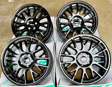 19 Zoll schwarze PHX Alufelgen passend für BMW 5er E39 + X5 E53 Modelle - 8,5