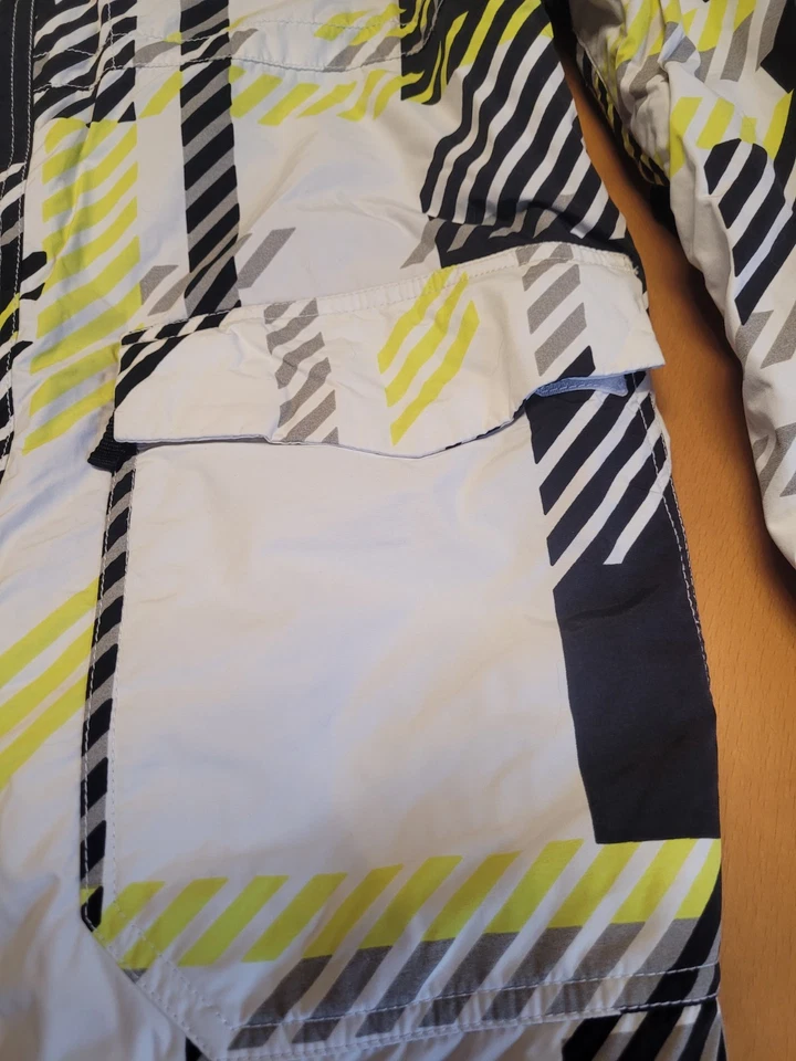 Damen/Herren Ski-/Snowboard-Jacke, Farbe Weiß/Gelb/Schwarz, Gr. S, Marke PROTEST - Bild 3 von 4