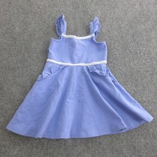 Janie And Jack Dress Girls 3 Lavender Purple Ruffle Strap Lace Trim Twirl