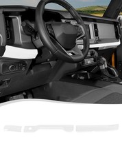 Voodonala Center Console Dash Panel Trim Dashboard Cover Compatible White Voodonala Center Console Dash Panel Trim Dashboard Cover Compatible White