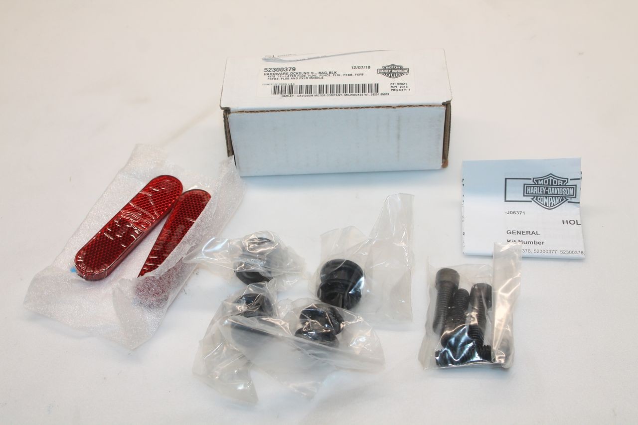 Kit fixation noir Harley 52300379 original contre jeu mécanique