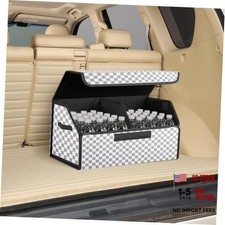 SUV/Sedan Car Storage - Leather Foldable Car Organizer