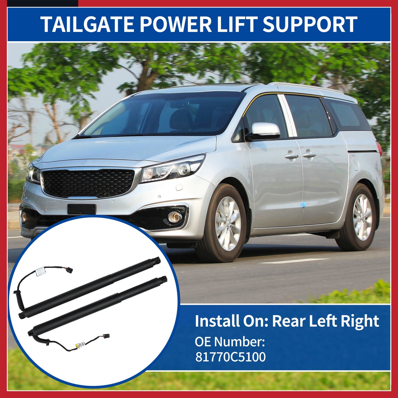 Rear LH RH Tailgate Power Lift Support for Kia Sorento 2016-2020 81770C5100