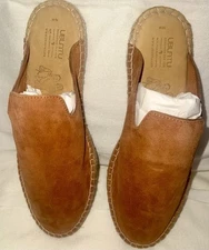 Ubuntu Life Lamu Mule Handmade Kenya Chestnut Brown Suede Mule