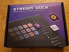 Stream dockStream Dock Streaming Console  Hub customizable LCD Macro keys Conte