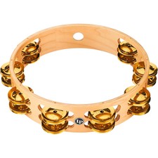 LP PRO Double Row Tambourine 10 in. Brass