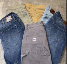 New Men's Shorts- Wrangler, Lee, Levi's, Dickies, Chaps - Size 28-48 You Choose