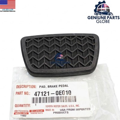 GENUINE TOYOTA AVALON HIGHLANDER TUNDRA RX350 ATM BRAKE PEDAL PAD 47121-0E010