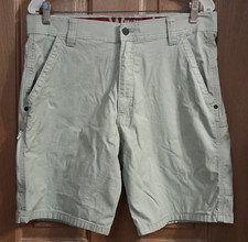 Wrangler Tan Cargo Shorts With Vertical Zip Pocket Men's Size 33 NW935LF