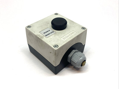 Siemens 3SU1801-0AE00-2AB1 Enclosure 22mm 1-Button Control Station