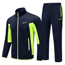 Men's Tracksuits Sweatsuits Set Sweat Track Suits for Men 2 Piece Warm Up Ful...