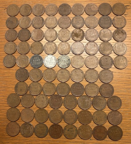 LINCOLN Wheat Cents, 1911-1958-PDS, G-AU, 83 Different Dates, w/19 S Mints, Nice - Picture 4 of 6