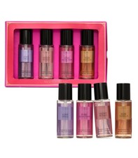 Victoria's Secret Fragrance Mist Collection 4 Piece Mini Mist Gift Set, Assorted