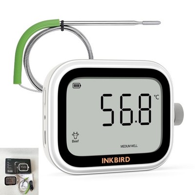 INKBIRD Fleischthermometer Digital Kochen Wiederaufladbar C F IKT 031 Timer Magnet