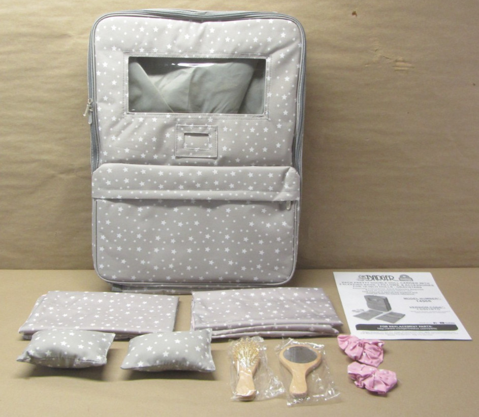 Badger Basket Pack Pretty Double Doll Carrier with 2 Sleepin