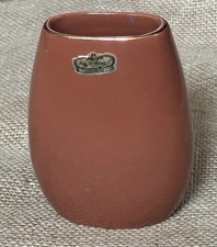 Vintage Royal Haeger Terracotta Orange Pottery Vase Small Minimalist Goblin Core