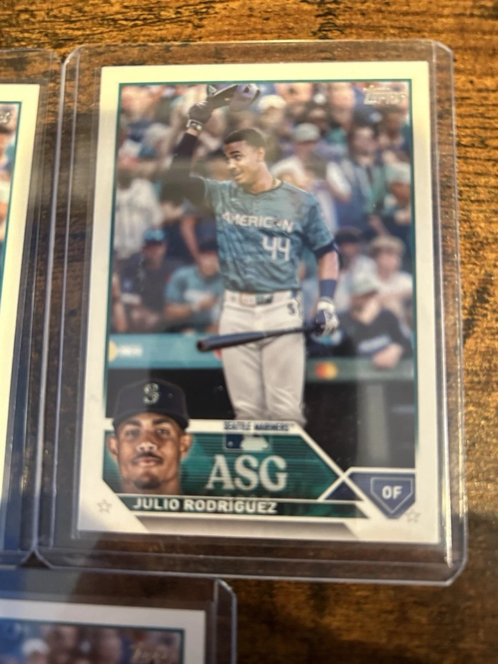 2023 Topps Update Series - 2023 All-Star Game #ASG-1 Julio Rodriguez - 3 cards - Image 4 of 4