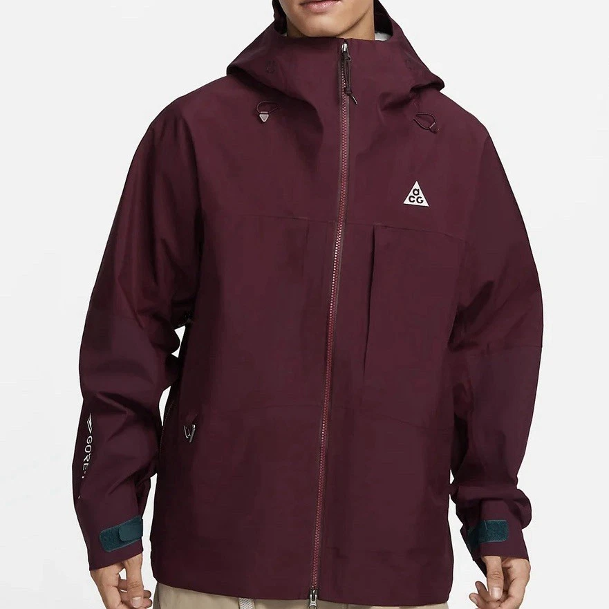 Nike ACG Storm-FIT ADV GORE-TEX Men's Size L Misery Ridge Maroon Rain Jacket