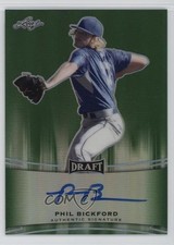 2015 Leaf Metal Draft Green Prismatic 3/10 Phil Bickford #BA-PB1 Auto 2d9