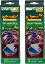 Vaschette Gel Combustibile RIFORNELLO, Ideale per Fondue, Bourguignonne, Bagna C