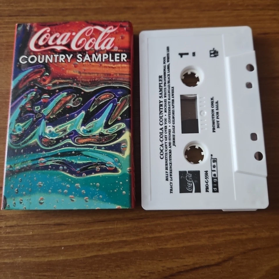 VTG Rare Coca-Cola Cassette Promo 1992 Warner Bros Tracy Lawrence, Little Texas - Image 3 of 4