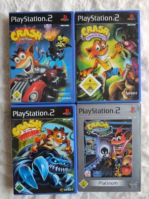 Sony PlayStation 2 PS2 Crash Bandicoot Konvolut: Racing, Cortex,Titans, Mutanten - Bild 1 von 4
