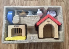 hape family pets wooden doll house animals