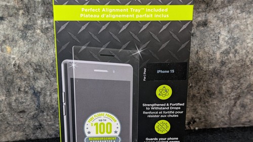 🔥New🔥 PureGear Steel 360 - Apple iPhone 15 - Glass Screen Protector - Picture 5 of 10