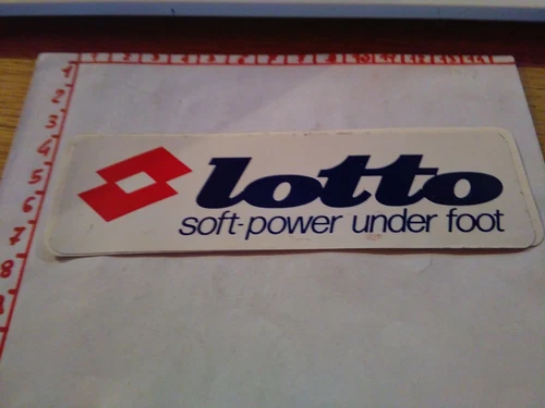 VINTAGE STICKER STICKER glue LOT SOFT POWER UNDER FOOT