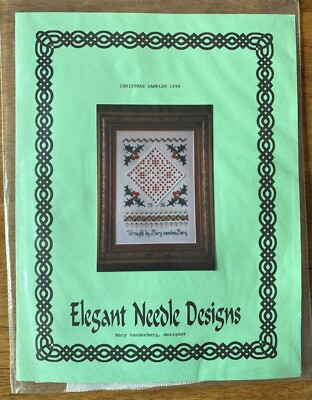Elegant Needle Designs CHRISTMAS SAMPLER 1996 Cross Stitch Kit