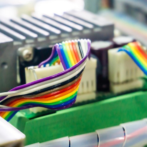1 Pcs 9 Pin Flat Rainbow Ribbon Cable 20 Ft 1.27mm Pitch Breadboard Jumper Wi... - Picture 5 of 5