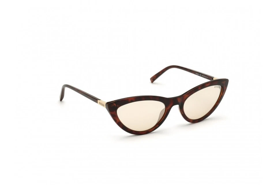 Guess GU3053 52G Brown Havana Sunglasses Plastic Cat Eye Mirror Frame 55-20-140 - Image 2 of 3