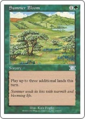 Summer Bloom  6th edition MtG NM