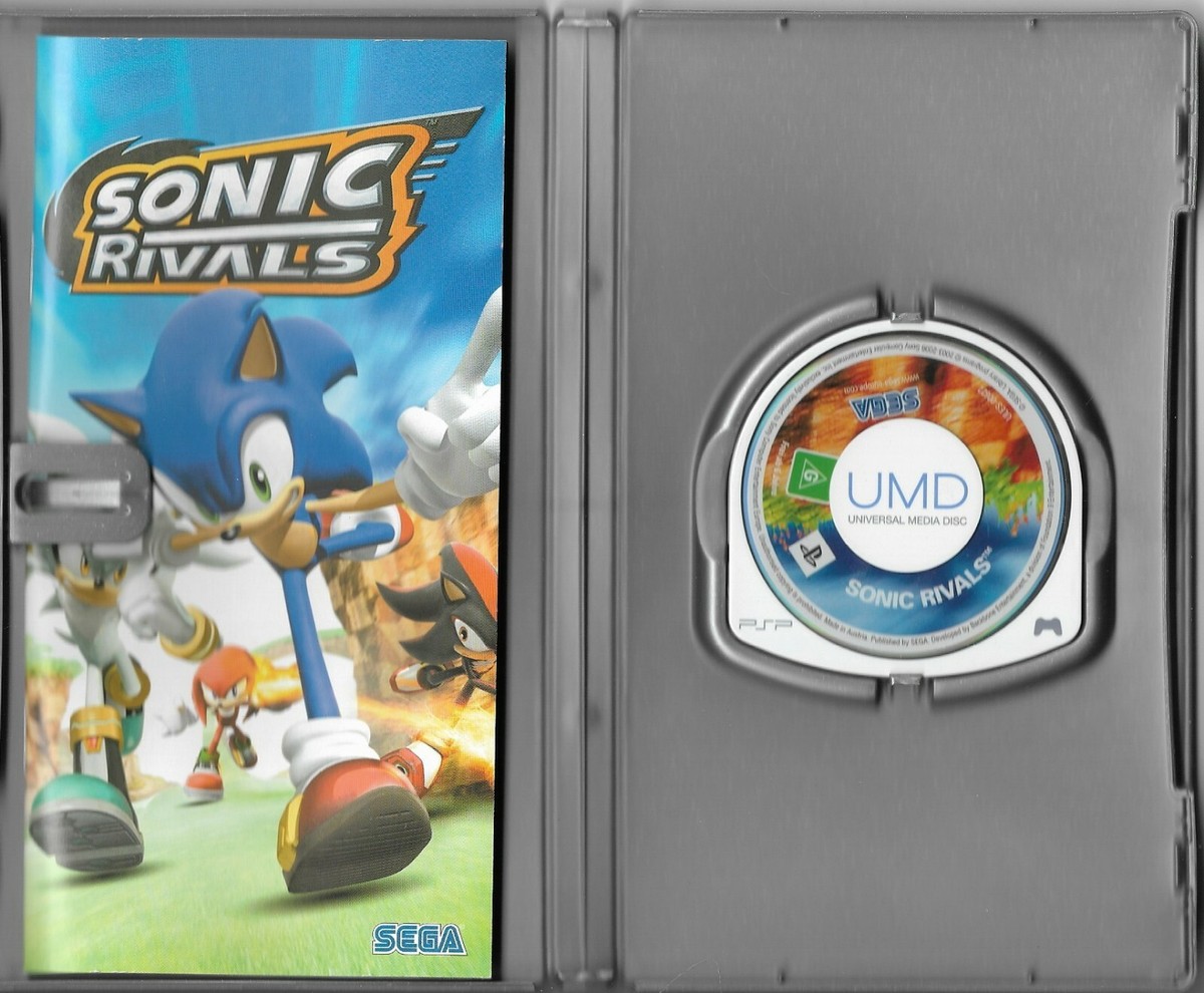 SONIC RIVALS 2006 Sony PSP game w. Box & Manual PlayStation