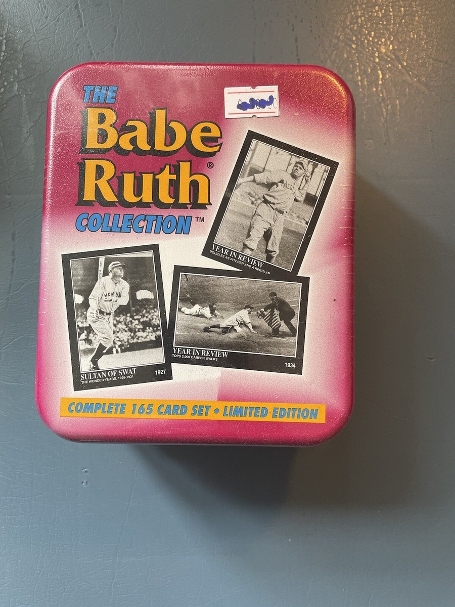 the babe ruth collection complete 165 card set limited edition New Factory Sealed Megacards THE BABE RUTH COLLECTION 165 Card Set Limited  Tin