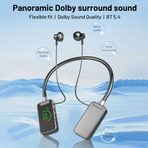 Sport Wireless Subwoofer Neckband Headphone For Android iPhone Bluetooth Connect - Zdjęcie 5 z 29