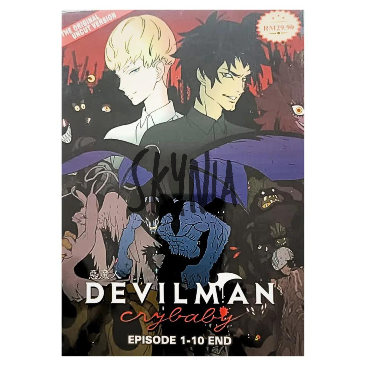 Anime DVD Devilman Crybaby Complete Series (1-10 End) English